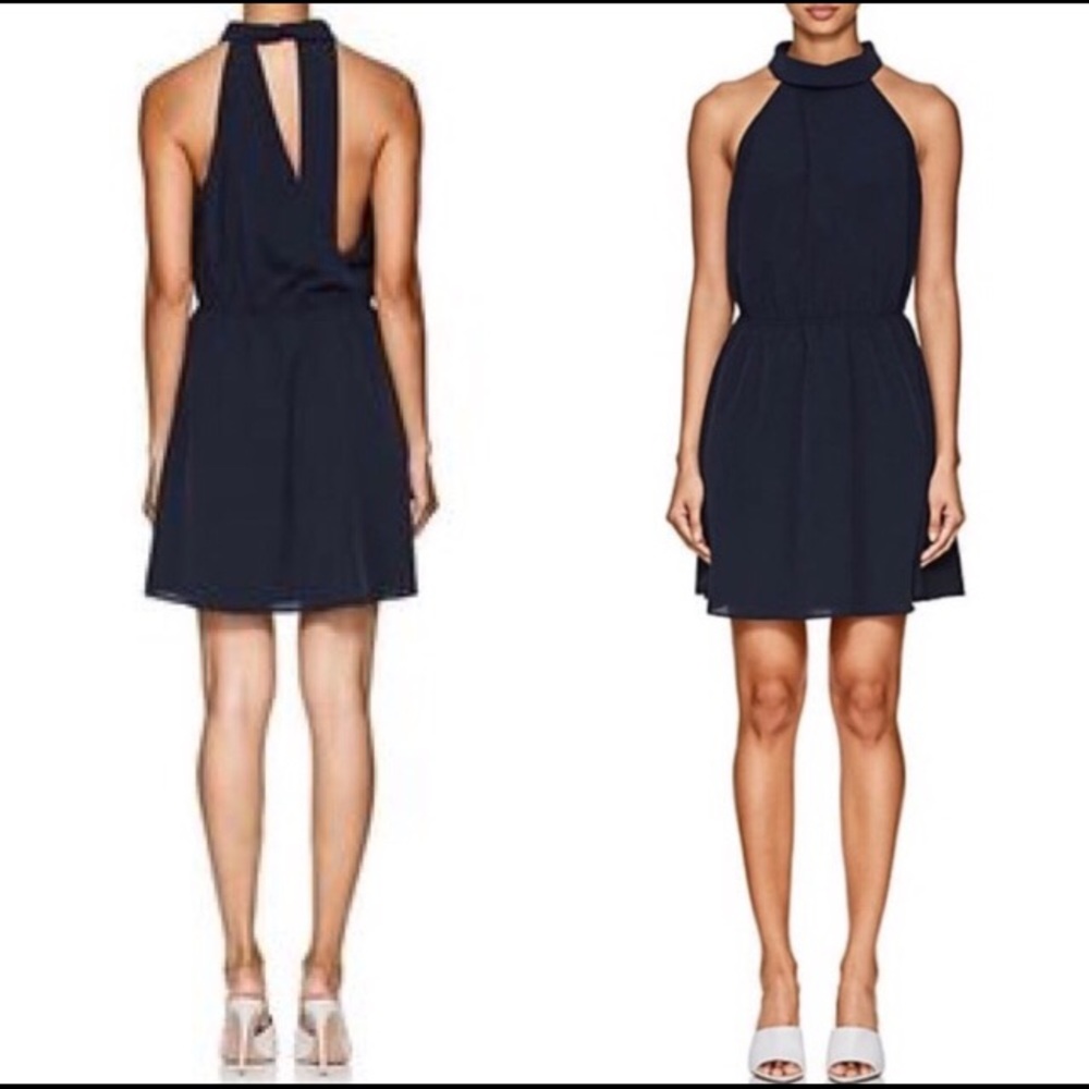 🎉HP🎉 NWT Crêpe De Chine Halter Dress